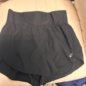 Asics Women's Black Athletic Shorts